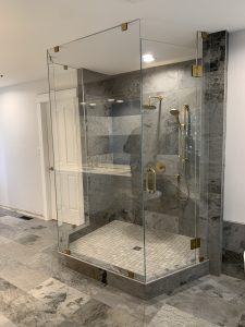 custom shower enclosure installed in White Rock
