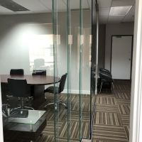 office glass wall and door partitions
